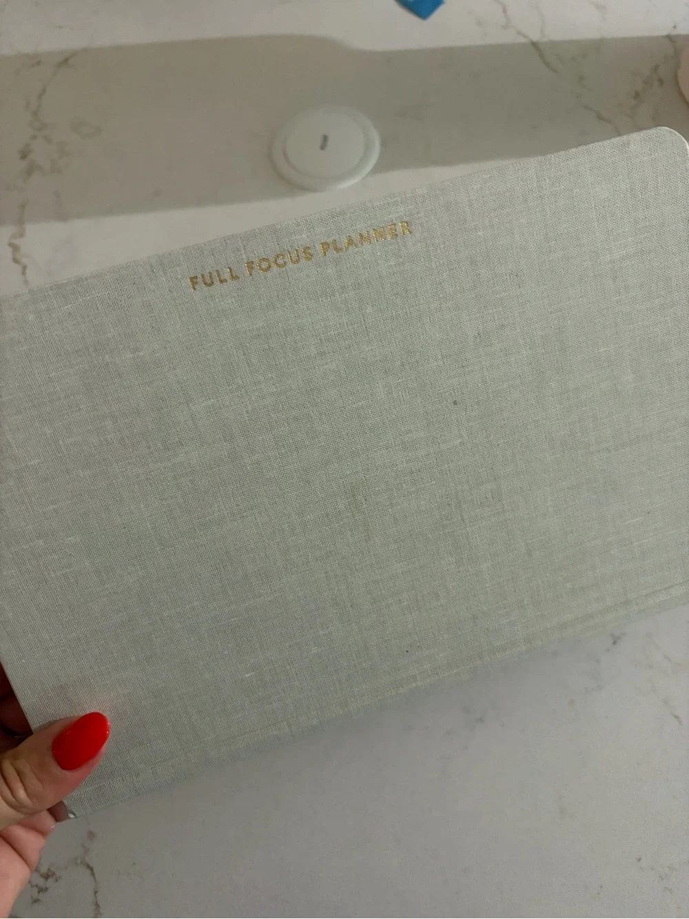 Michael Hyatt Full Focus Planner - Linen Cover in Light Gray